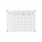 Martha Stewart Grayson Acrylic Wall Calendar w/Notes w/Dry Erase Marker and Mntng Hrdwr, 24in. x 18in., w/Blk Prnt BR-AC-4560-BK-CLRBK-MS - alternate 3